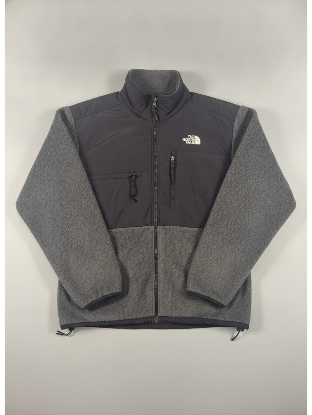 The North Face Men's Fleece Jacket Size L/G Gray and Black